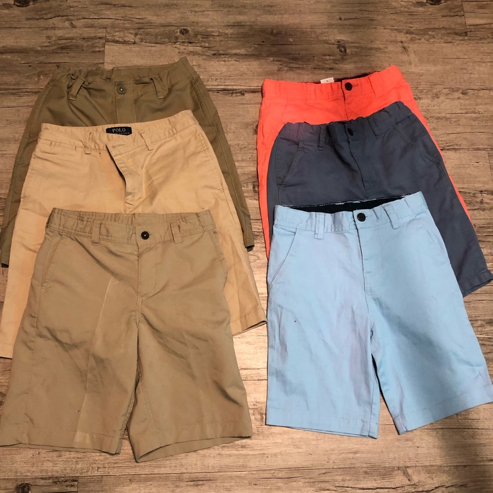 6 Pair of boys shorts sizes 8-10